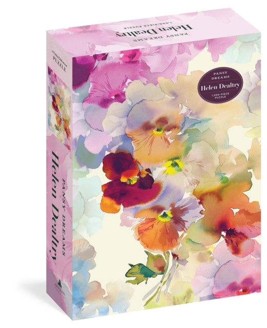 Binding: Multiple Components
Description: Introducing two vibrant and ephemeral floral puzzles from beloved watercolor artist Helen Dealtry featuring romantic and playful pansies.