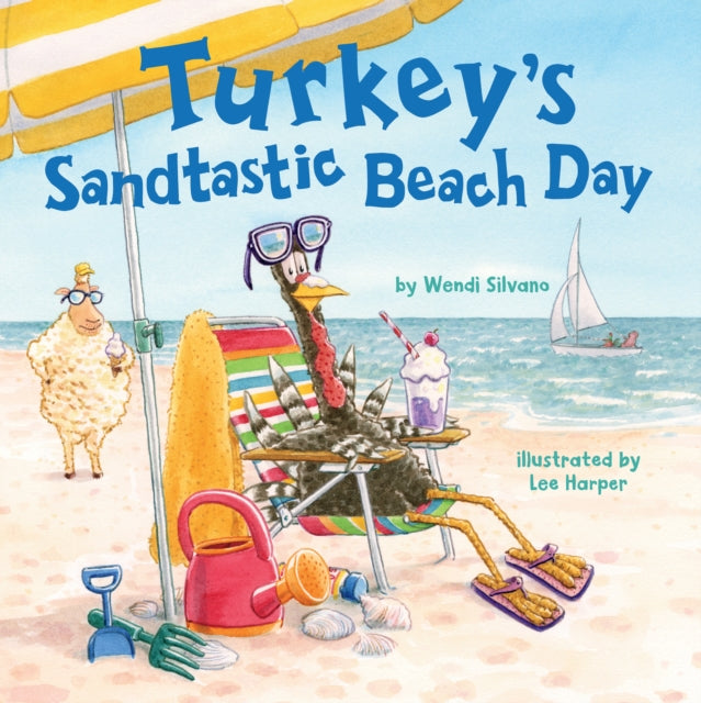 Binding: Hardcover
Description: Turkey is determined to have one outsanding beach day even if Farmer Jake has other plans. Turkey is visiting the ocean for the very first time! But when he arrives he has to stay in Farmer Jake's petting zoo on the boardwalk.