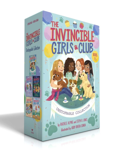 Jones Steph B. - The Invincible Girls Club Unstoppable Collection (Boxed Set) Home Sweet Forever Home; Art With Heart; Back To Nature; Quilting A Legacy; Recess All - Stars - Paperback