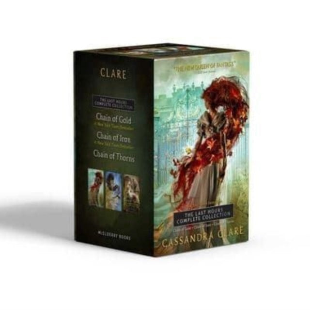Binding: Hardcover
Description: All three Shadowhunter novels in #1 New York Times and US a Today bestselling author Cassandra Clare's The Last Hours trilogy are now together in one collectable hardcover boxed set.