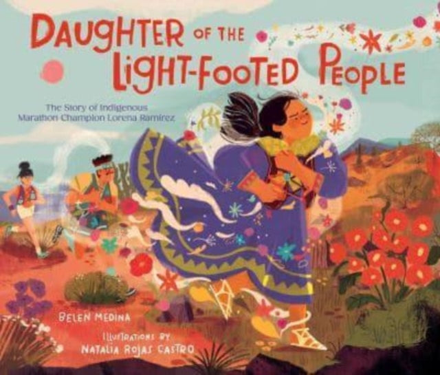 Binding: Hardcover
Description: Meet Lorena Ram rez an Indigenous Rar muri athlete from Mexico who is internationally known for winning ultramarathons in her traditional skirts and rubber sandals in this nonfiction picture book. From the copper canyons of Mexico her swift footsteps echo. Clip clap clip clap.