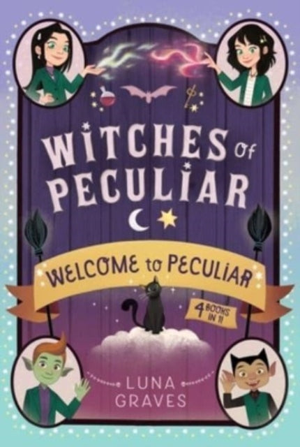 Graves Luna - Welcome To Peculiar Double Double Twins And Trouble; Thriller Night; Monstrous Matchmakers; Glimpse The Future - Paperback
