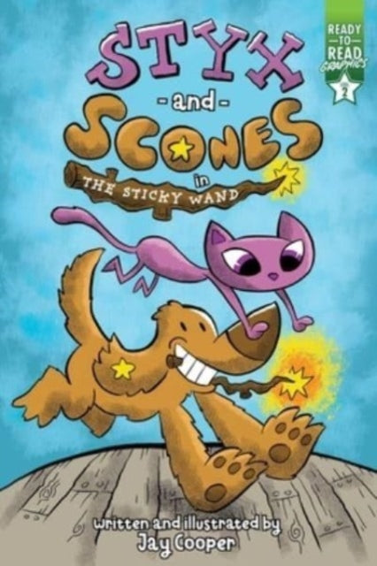 Binding: Hardcover
Description: Two witch's pets get into some magical mischief in this first book in the Styx and Scones Level 2 Ready - to - Read Graphics series! Styx the cat and Scones the dog live with two friendly witches.