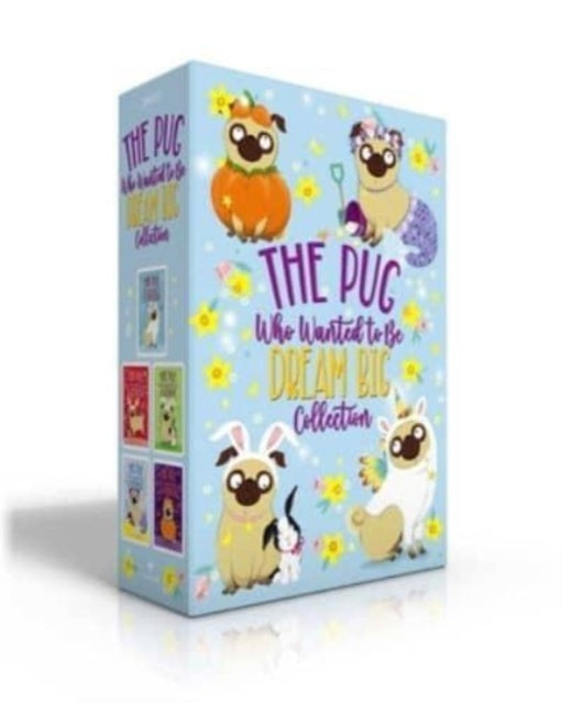 Swift Bella - The Pug Who Wanted To Be Dream Big Collection (Boxed Set) The Pug Who Wanted To Be A Unicorn; The Pug Who Wanted To Be A Reindeer; The Pug Who Wanted To Be A Bunny; The Pug Who Wanted To Be A Mermaid; The Pug Who Wanted To Be A Pumpkin