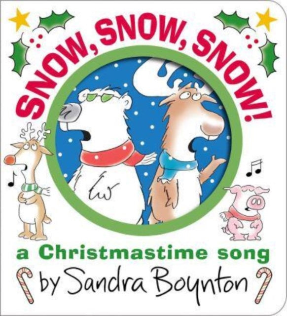 Binding: Special Bindings
Description: Celebrate snow snow snow with a Christmastime song in this latest holiday classic from the one and only Sandra Boynton. When a group of winter animals see the falling snow they know it's a sign that Christmastime is just around the corner.
