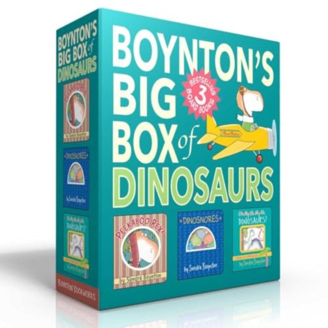 Binding: Special Bindings
Description: From bestselling and beloved Sandra Boynton comes three board books featuring every child's favorite creature dinosaurs! now available together in a collectible board book boxed set.
