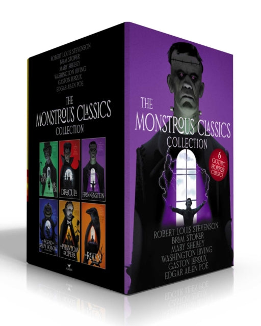 Binding: Paperback
Description: The timeless gothic classics Frankenstein Dracula and Dr. Jekyll and Mr. Hyde & Other Stories are now available together in this bone - chilling paperback boxed set.