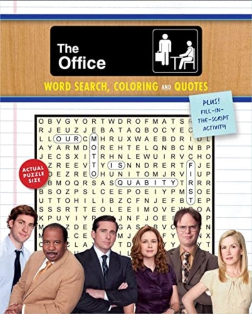 Binding: Paperback
Description: Reunite with the gang from Dunder Mifflin in this activity book filled with word searches dialogue puzzles and colouring pages. Take a coffee break with The Office Word Search Coloring & Quotes.