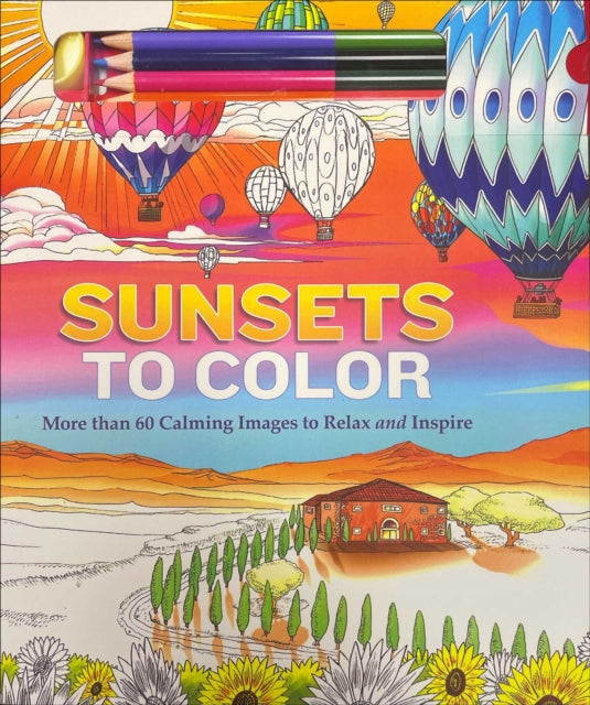 Binding: Multiple Components
Description: Everything you need for hours of peaceful coloring including six double - sided pencils. Lose yourself in the gorgeous colors of the sunset as you color in the 62 illustrations in this kit.