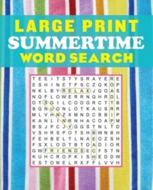 Binding: Paperback
Description: More than 100 word search puzzles to brighten your day without any eye strain. The word search puzzles in this book give you a great way to unwind whether you re at the beach on a road trip or relaxing at home.