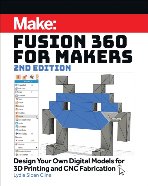 Binding: Paperback
Description: Learn how to use Autodesk Fusion 360 to digitally model your own original projects for a 3 D printer or a CNC device.