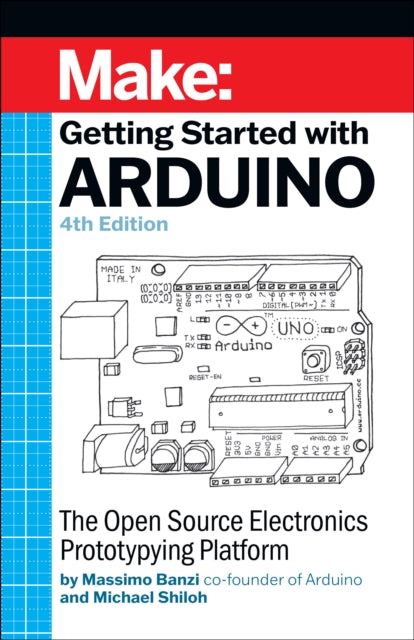 Binding: Paperback
Description: Getting started with Arduino is a snap. To use the introductory examples in this guide all you need is an Arduino Uno or Leonardo along with a USB cable and an LED. The easy - to - use free Arduino development environment runs on Mac Windows and Linux.