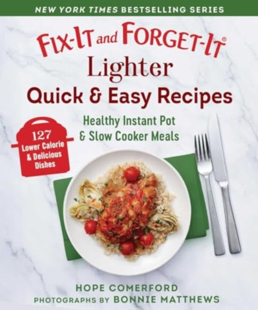 Binding: Paperback
Description: 127 Instant Pot and slow cooker meals for a healthier lighter you. Whether your goal is weight loss maintaining your weight or simply making healthier meals for your family Fix - It and Forget - It Lighter Quick & Easy Recipes is here to make that goal easier to reach.