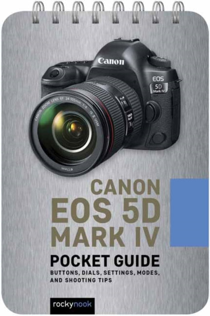Binding: Educational And Professional
Description: Designed for photographers who haven't memorized every button dial setting and feature on their Canon EOS 5 D Mark IV Rocky Nook's handy and ultra - portable quick reference Pocket Guide helps you get the shot when you're out and about.