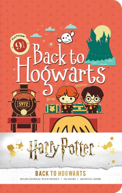 Harry Potter: Back To Hogwarts Ruled Pocket Journal
