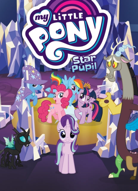 Binding: Paperback
Description: Relive your favorite episodes of the beloved My Little Pony animated cartoon in this graphic novel adaptation! This volume finds Starlight Glimmer adjusting to her new role in Ponyville after defeating the Changelings.