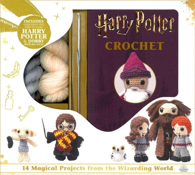 Binding: Multiple Components
Description: Create your own magic with this Harry Potter crochet kit! Create your own magic and conjure up these adorable figures of the boy who lived and his friends.