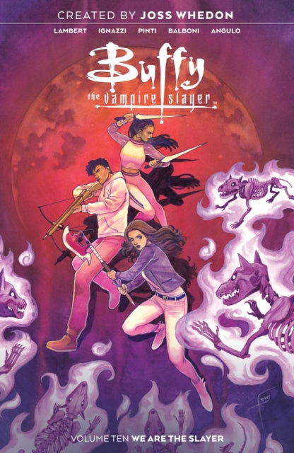 Binding: Paperback
Description: The conclusion to the WE ARE THE Slayer event storyline! ITs THE Final Showdown FOR THE Multiverse! The Scooby Gang goes head - to - head with Silas now on their own terms inside the high school.