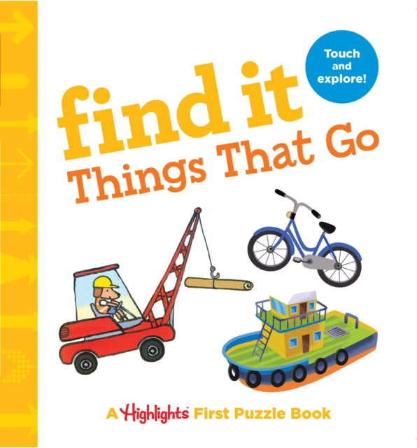Binding: Hardcover
Description: Discover favourite vehicles by pointing to and finding them in every illustrated scene while touching and feeling the embossed pages.
