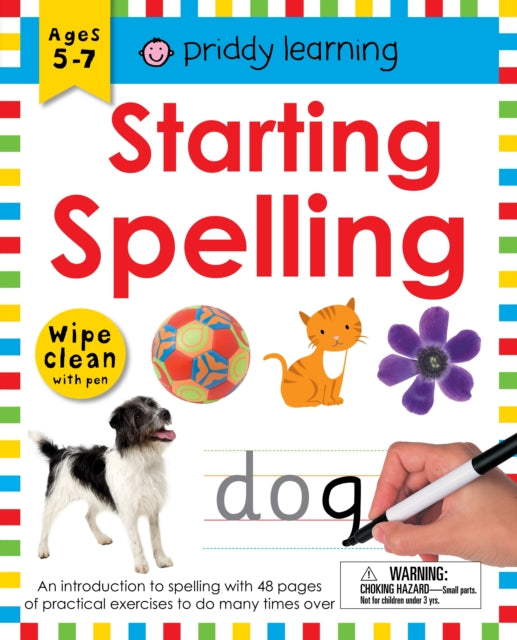 Binding: Educational And Professional
Description: Priddy Books Wipe Clean Workbook: Starting Spelling is the perfect introduction to spelling for young children.