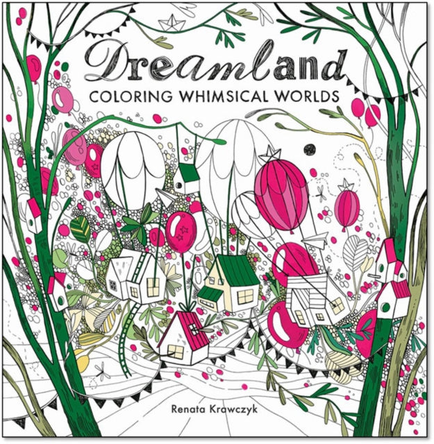 Binding: Paperback
Description: Step into a magical world of fanciful characters animals and landscapes that will delight adult colouring fans of fairy tales landscapes and whimsical drawings.