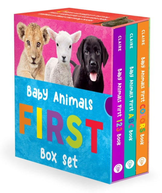 Binding: Paperback
Description: Your favorite baby animal board books are now available in a handy slipcase containing three vibrant books and a menagerie of cute critters! A sweet speckled fawn. A wide - eyed baby gorilla. A stinky little skunk.