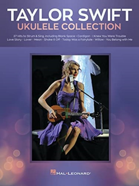 Binding: Books
Description: Select Guide Rating
Title: Taylor Swift - Ukulele Collection 27 Hits To Strum & Sing
Brand: Hal Leonard Corporation
Barcode: 9781705135549
Pages: 128 Pages
Publication Date: 5/1/2021
Category: Musical Scores, Lyrics & Libretti
