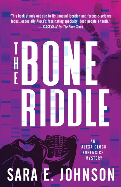 Binding: Paperback
Title: The Bone Riddle
Author(s): Johnson Sara E.
Publisher: Sourcebooks Inc
Barcode: 9781728257341
Pages: 336 Pages
Publication Date: 6/13/2023
Series: Alexa Glock Forensics Mysteries
Category: Crime & Mystery