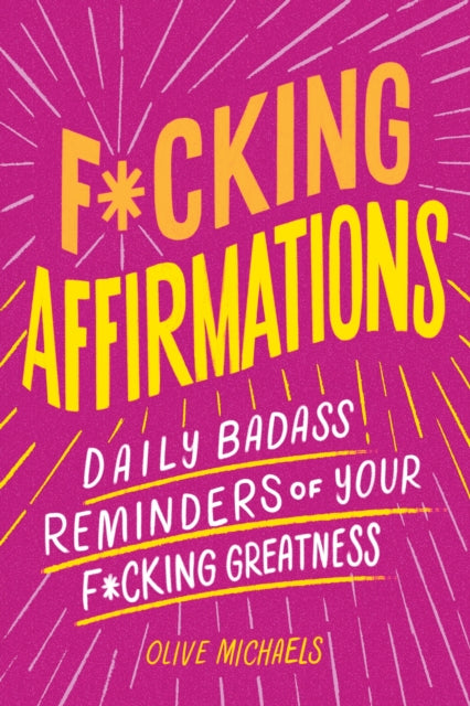 Binding: Paperback
Description: Embrace some f*cking positivity and put your stress behind you! Positive affirmations can inspire and elevate your day to day and this can't - miss collection is curated to incorporate swearing to help you feel motivated AF.