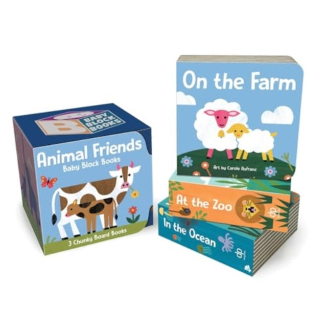 Binding: Special Bindings
Description: Little ones will learn all about their favorite animals with this 3 - in - 1 set of chunky board books each with charming illustrations and easy sentences to be read and enjoyed over and over.