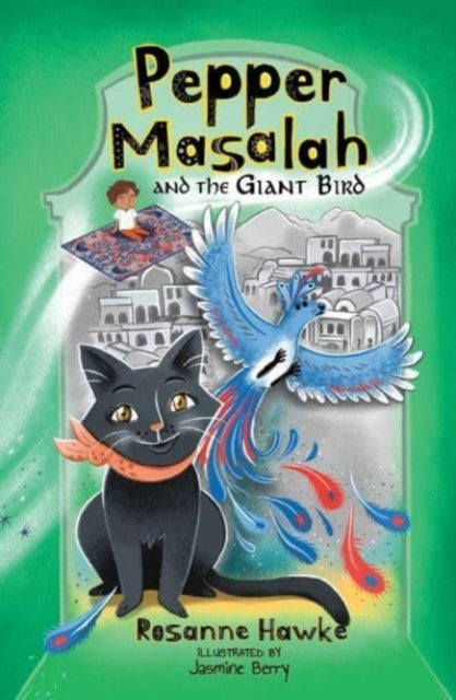Binding: Paperback
Description: Pepper Masalah and the Flying Carpet by Rosanne Hawke is a series of five or more chapter story books featuring an adventurous black cat called Pepper Masalah and her nine - year - old friend Zamir. Pepper Masalah lives with Zamir and his family on an olive farm in Australia.