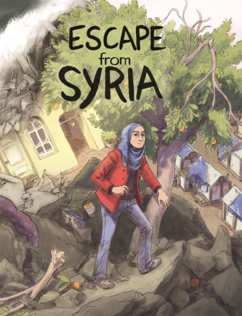 Binding: Hardcover
Description: Fictionalized account in graphic novel format for teenage readers that calls on true tales of refugee families to describe the Syrian uprising and the war and refugee crisis that followed.