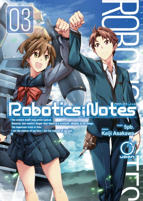 Binding: Paperback
Description: The members of the Robotics Research Club are working hard to ready Gunbuild - 1 for the Expo. As the stage of the final battle approaches will the club survive or be disbanded forever? The epic science adventure concludes!
Title: Robotics; Notes Volume 3
Author(s): 5pb.