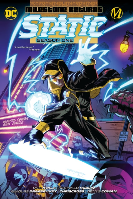 Binding: Hardcover
Description: At long last the most famous face of the Milestone Universe makes his shocking return! Bullied nerd Virgil Hawkins wasn t the kind of kid you d normally find on the streets at a protest but like everyone else in the city of Dakota he was fed up.