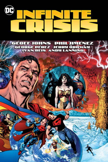 Binding: Hardcover
Description: Heroes will live heroes will die and the DC Universe will never be the same again in this omnibus collection of the 2005 event that changed history! OMAC robots are rampaging magic is dying villains are uniting and a war is raging in space.