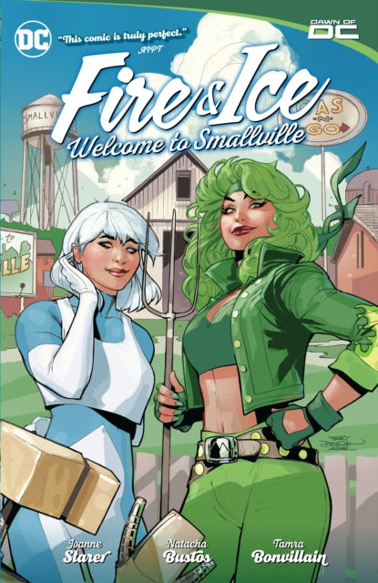 Binding: Paperback
Description: Small town big trouble! Things go from bad to worse for the iconic Justice League duo of Fire and Ice as they seek a fresh start in Superman's hometown.
