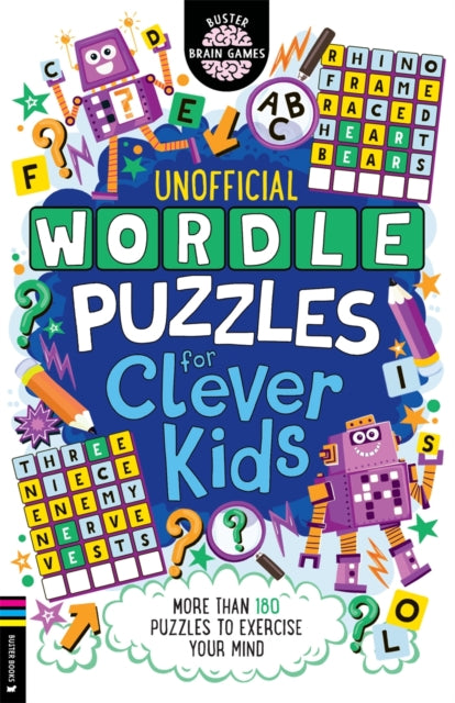 Binding: Paperback
Description: This brand - new title in our Clever Kids series introduces children to the phenomenon of Wordle with over 180 word puzzles to complete. Each puzzle is partially completed with the final row empty. Use the filled - in squares above and the clue to work out the missing answer.