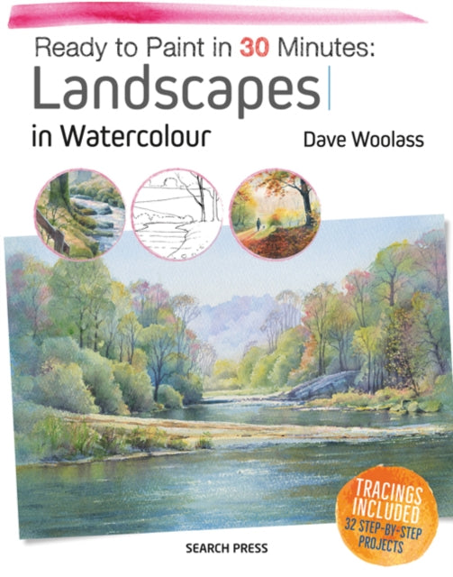 Binding: Paperback
Description: Learn to paint watercolor landscapes in 30 half - hour lessons with master artist Dave Woolass. Tracings are provided to transfer to the paper or canvass.