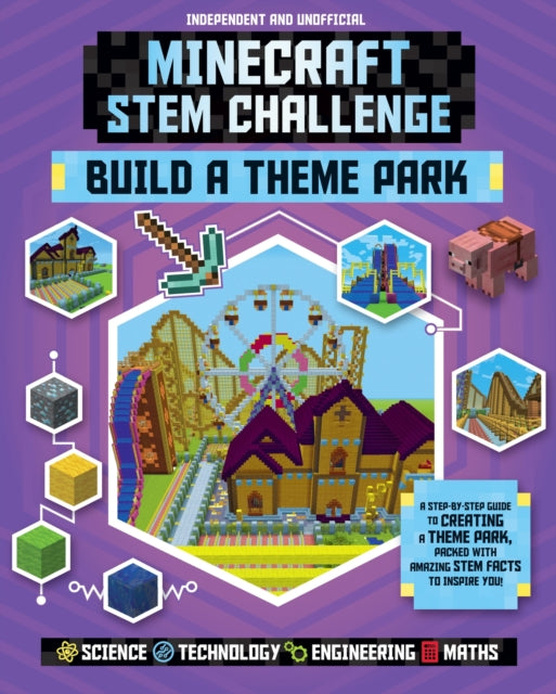 Binding: Paperback
Description: Simple - to - follow step - by - step instructions for constructing a Minecraft theme park including a bouncy castle water ride haunted house ferris wheel roller coaster and animal park.