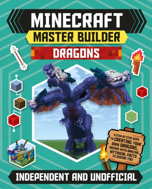 Binding: Paperback
Description: Minecraft Master Builder: Dragons is a step - by - step player's manual to help children aged 9+ as well as 'kids of all ages (i. e. mum and dad) build incredible masterpieces inspired by monsters from ancient legend as well real - life dragon - like creatures.