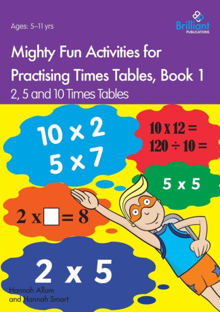 Binding: Paperback
Description: Mighty Fun Activities for Practising Times Tables Book 1 contains reproducible worksheets to reinforce the 2, 5 and 10 times tables.