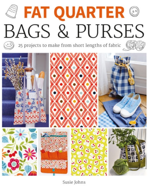 Binding: Paperback
Description: Part of a fantastic series of stash - busting sewing books aimed at beginner to intermediate crafters this book has 25 quick and easy projects to make all from fat quarters or fabric scraps.