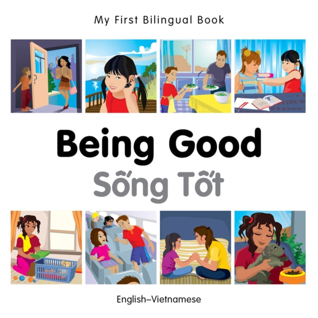 Binding: Special Bindings
Description: Featuring a one - page spread for each way that children can make life a little bit easier for weary parents from folding laundry to taking care of the family pet. Each activity is described underneath in both Vietnamese and English.