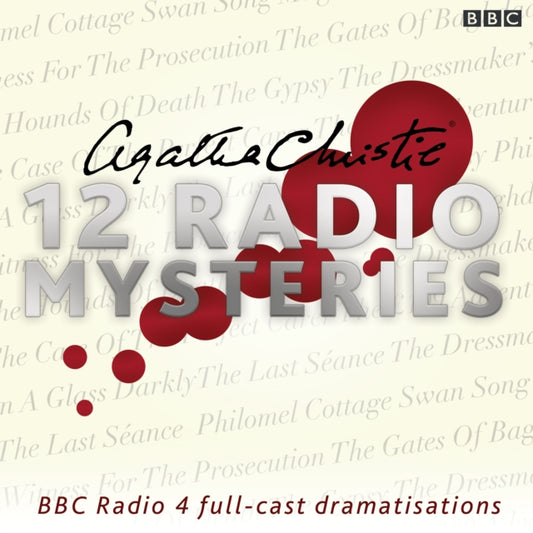 Binding: Cd Audio
Description: Twelve classic Christie short stories are given a modern spin in these BBC Radio 4 full - cast dramatisations. Agatha Christie is the acknowledged Queen of Crime' and these twelve short stories showcase her skilful plotting and talent for producing compelling mysteries.