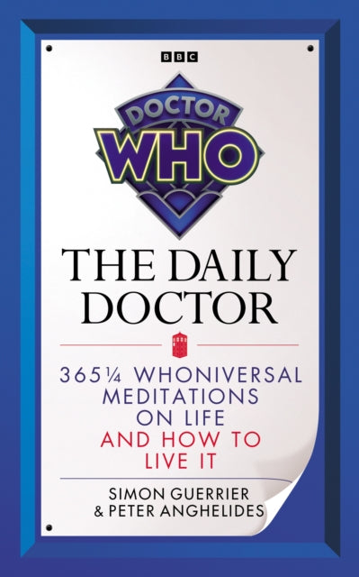 Binding: Hardcover
Description: The Daily Doctor is a page - a - day guide to living your best Time Lord life. As days turn to weeks turn to months stay serene with your daily dose of the inspirational plans pronouncements and principles that bring order this crazy and chaotic universe.
