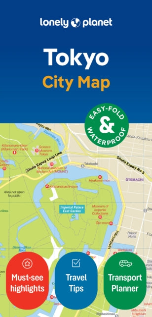 Binding: Visual And Mapping
Description: Durable and waterproof with a handy slipcase and an easy - fold format Lonely Planet's Tokyo City Map is your conveniently sized passport to travelling with ease.