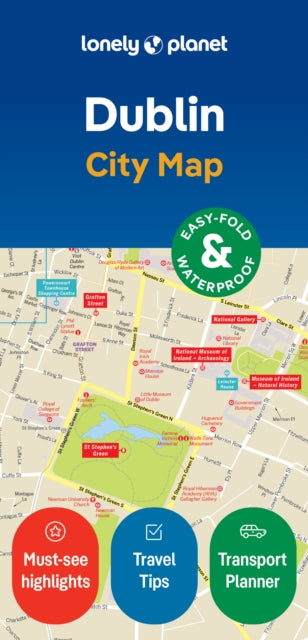Binding: Visual And Mapping
Description: Durable and waterproof with a handy slipcase and an easy - fold format Lonely Planet's Dublin City Map is your conveniently sized passport to travelling with ease.