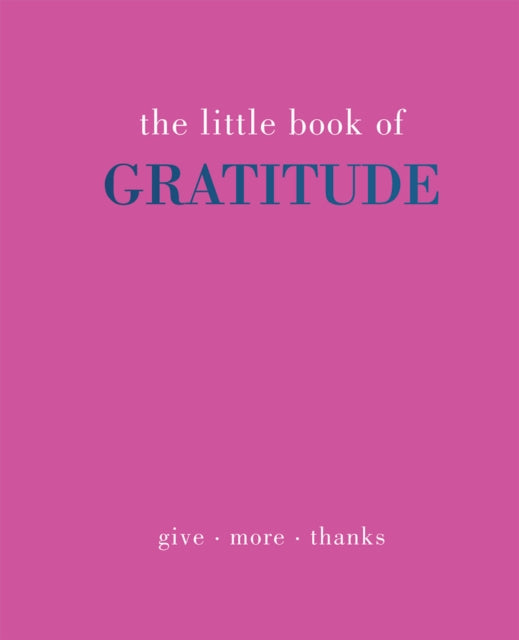 Binding: Hardcover
Description: The Little Book of Gratitude shows you how to focus on the good in life and find joy in the little things with thoughtful and practical tips to cultivate gratitude every day.