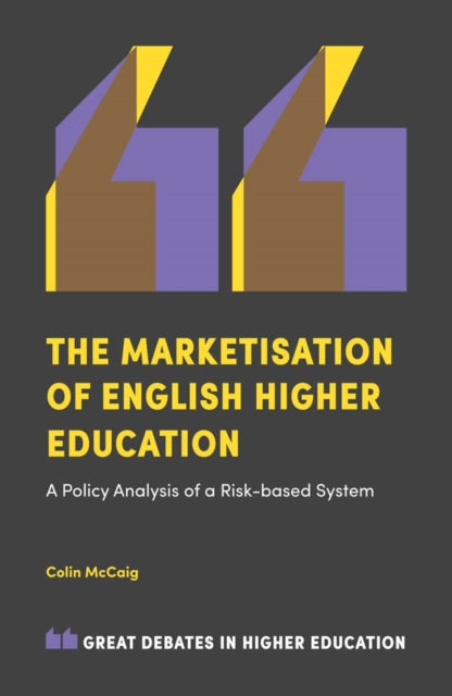 Binding: Paperback
Description: This book traces the development of a fully marketised higher education system in England over a 30 - year period and identifies five distinct stages of market reforms culminating in the Higher Education and Research Act.