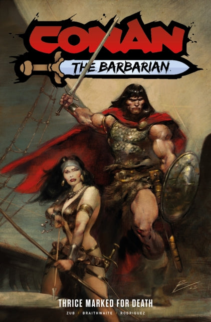 Binding: Paperback
Description: This book is perfect for fans of Robert E. Howard and his immortal creation Conan the Barbarian. Filled with high adventure savage combat and rollicking two fisted action!
Title: Conan The Barbarian: Thrice Marked For Death Vol.